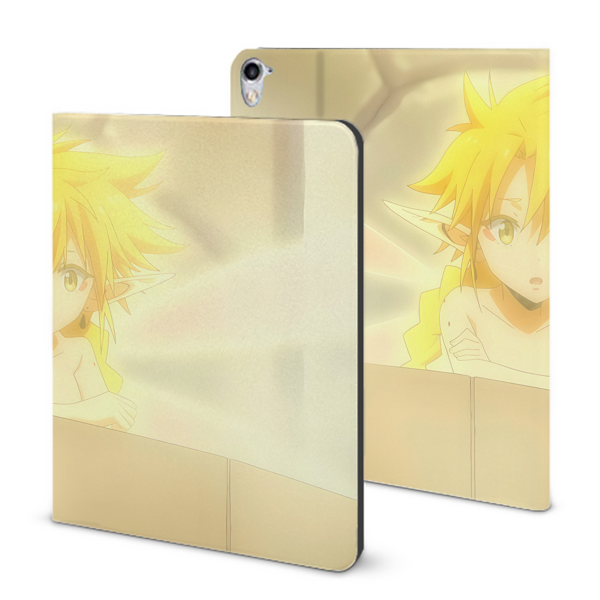 （画像用） 転スラ Regarding Reincarnated to Slime IPad ケース ブック型 PUレザー TPU 耐衝撃 軽量 薄型 ペン収納なし 全面保護 IPad 各モデル対応